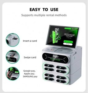 Customized 10.1 Lcd Screen 8-Slots <b>Mobile</b> Share Charging Cabinet High-Capacity Power Bank - Product Image 2