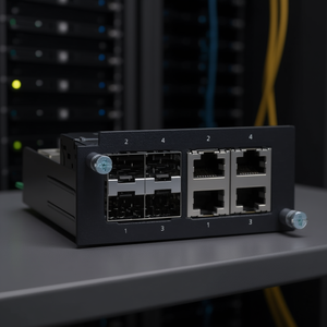 Switch Ethernet Modular Moxa PM-7500-4GTXSFP de 4 Puertos 10Gbps SFP+ para Redes Empresariales IEEE 802.3 Hecho en Taiwán - Product Image 3