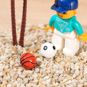 <b>Miniature</b> Soccer And Basketball Resin Ornaments 1.6 Cm Diameter For Moss Landscape Decorations - Product Image 3