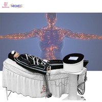 Professionelle 3-in-1 Pressotherapie Lymphdrainage Luftdruck Ganzkörper Infrarot Pressotherapie