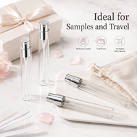 Botol Semprot Sampel Parfum Kaca Kosong 2ml 3ml 5ml 10ml Mini Travel Atomizer Botol Pewangi