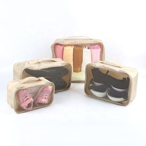 De tela impermeable 4 piezas Cubo de embalaje conjunto fácil de <span class=keywords><strong>llevar</strong></span>. - Product Image 4