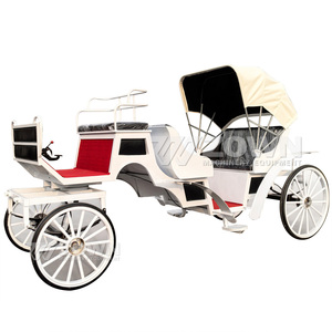 <b>Top</b> Quality Sightseeing Horse Carriage Electric <b>Wedding</b> Luxury Royal Horse Coach Tourist Victoria Horse Cart Best Selling - Product Image 2