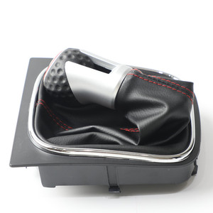 Poignée de levier de vitesse en cuir pour VW Golf MK6 2009-2012, 5/6 vitesses, design ergonomique - Product Image 5