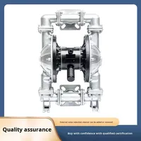 Pompe à diaphragme pneumatique en acier inoxydable de 2 pouces, à air comprimé, pour le traitement des eaux usées et de l'eau potable, bille HY pour l'usinage