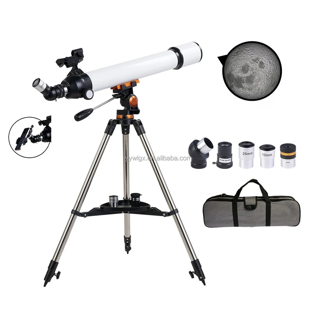 F70070M Outdoor Long Range Observation Astronomical Binoculars telescope 70700 with Smartphone Adapter