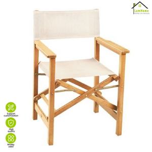 <span class=keywords><strong>Chaise</strong></span> de Réalisateur Pliante à Rayures Coquillages, Conception Ingénieuse, Cadre en Bois Dur Chinois pour Jardin, Terrasse, Patio, Repas en Extérieur et Rassemblements - Product Image 3