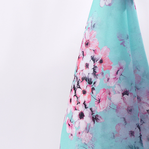 2025 Thiết Kế Mới Thời Trang Tùy Chỉnh Polyester Vải Sang Trọng Hoa Voan Vải Bán Buôn Voan In Vải Cho Phụ Nữ Ăn Mặc - Product Image 5