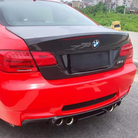 Accessoires extérieurs en gros 2005-2012, style CSL, couvercle de coffre arrière en fibre de carbone pour BMW E92, 3K Twill