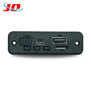 Máy Nghe Nhạc MP3 Mini Màu Đen Bán Chạy Của Nhà Máy JQ Bảng Khuếch Đại Công Suất Bluetooth 2X3W