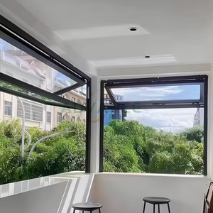 Ventanas Plegables de Aleación de Aluminio de Estilo Americano Moderno, con Apertura Horizontal, para Cocina, Exterior, Villa, Biombo Plegable - Product Image 4