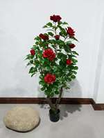 ZHUHAI Grosir Bonsai Dekorasi Dalam Ruangan Daun dan Tanaman Buatan