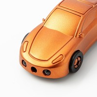 Porte-clés LED en plastique en forme de voiture, design personnalisé mignon et tendance, lampe torche pour sac à dos avec impression sérigraphique