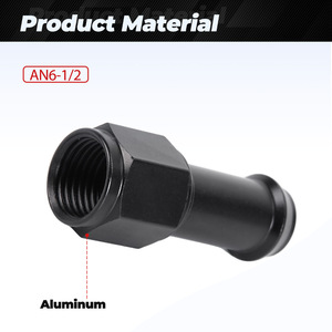 AN6-1/2 Oil Cooler Fitting Female Thread 90 Degree Inline Adapter for Automotive <b>Cooling</b> <b>System</b> Retrofit Upgrade - Product Image 3