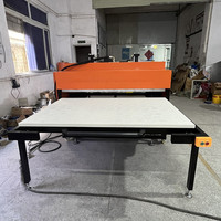 Presse à chaud industrielle grand format 1m x 2m la plus vendue pour sublimation, machine d'impression par transfert thermique à ouverture automatique pour usine