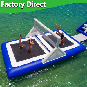Cancha de Voleibol Flotante Inflable a Precio de Fábrica, Parque Acuático Inflable, Diversión Acuática, Juego para Yates, Barcos y Océano - Product Image 3