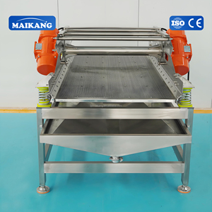 Macchina di Drenaggio a Vibrazione in Acciaio Inox Personalizzabile per Lavorazione Alimentare Industriale, Rimozione Efficiente dell'Acqua Superficiale - Product Image 3