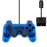 Controlador de Juegos con Cable Colorido para Consola PS2, Gamepad, Joystick