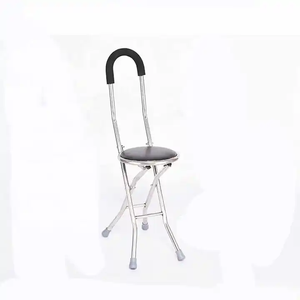 Dispositivo médico de cuatro patas <span class=keywords><strong>Silla</strong></span> de Muleta plegable Asiento de bastón para caminar Combinación de bastón y <span class=keywords><strong>silla</strong></span> - Product Image 6