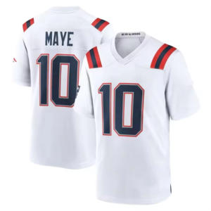 2025 Draft Primera Ronda NE Team 10 Derek Maye 12 Brady 8 DIGGS Juego de jugador cosido Camisetas de fútbol - Product Image 5