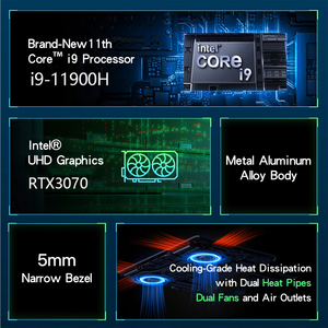Portátil para Juegos Core I9 con Pantalla Independiente de 16 Pulgadas y Resolución 2.5k, <span class=keywords><strong>3060</strong></span>, 32 GB de RAM + 1 TB SSD - Product Image 2