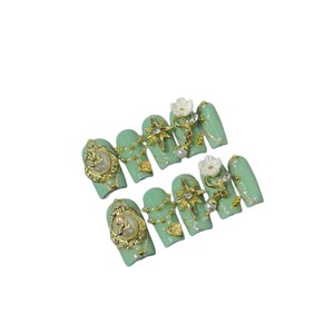 Ongles artificiels faits main de haute qualité, style court, style ange, accessoires pour ongles, designs personnalisés disponibles, prix de gros pour les ongles - Product Image 6