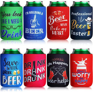 Refroidisseur de canettes portable personnalisé en néoprène, porte-bouteille de bière, refroidisseur de canettes personnalisé par sublimation avec logo - Product Image 4