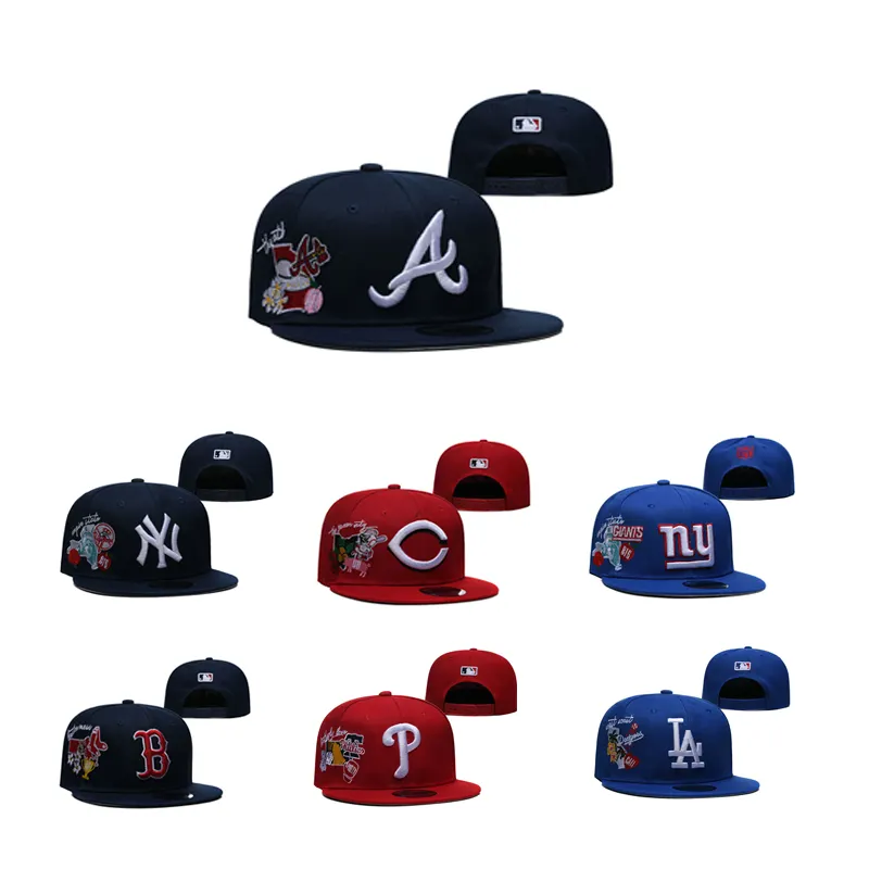 Men'S Fitted Adjustable Baseball Caps Embroidered Snapback Sports Caps Outdoor Sports Hat For Men 3D Embroidery Cap