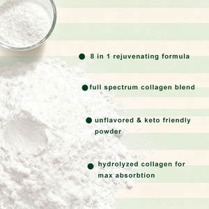 コラーゲンペプチドパウダーイージーディソルブ、ビタミンCを含む非Gmo無香料マルチコラーゲンプロテインパウダー - Product Image 2