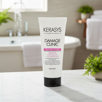 Kerasys Crème Réparatrice Capillaire Professionnelle Coréenne Bio Rafraîchissante et Nourrissante à l'Extrait de Moringa 300ml Traitement 3 Étapes