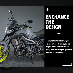 XXUN-Protector de marco de motor para motocicleta, barra de choque, accesorios para Yamaha FZ09 MT09 <span class=keywords><strong>FZ</strong></span> MT <span class=keywords><strong>09</strong></span> 2015 2016 <span class=keywords><strong>2017</strong></span> 2018 2019 2020 - Product Image 4