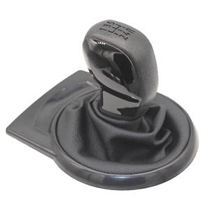 Pommeau de levier de vitesse de voiture 5 vitesses en cuir noir ergonomique pour Citron C4 Sega - Product Image 1