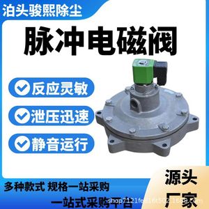 Vanne solénoïde à impulsions Botou Junxi pour dépoussiérage, 24V DC 15VA, type submergé à angle droit, pour dépoussiéreur à poches - Product Image 3
