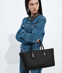 Nuevo Bolso Tote Tejido a Mano para Mujer Bottega BV 2026, Mini Bolso Tipo Cesta, Cuero Suave, Gran Capacidad, Versátil para Uso Diario, Estilo Veneta - Product Image 3