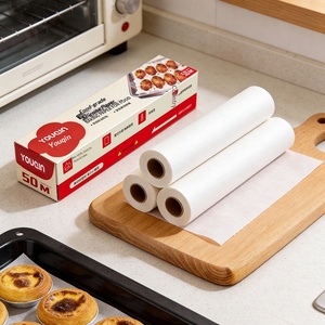 Silicone Parchment Paper Home Baking Grilling Oil-Absorbing Food Grade Oven-Safe Air Fryer-Friendly Double-Sided Pull Tear - Product Image 1