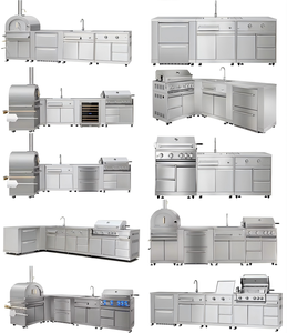 BAINENG 2026 New Design Outdoor Kitchen Stainless Steel Kitchen Cabinet <strong>Cheap</strong> Price Outdoor Kitchen Cabinets <strong>BBQ</strong> for Direct Sale - Product Image 6