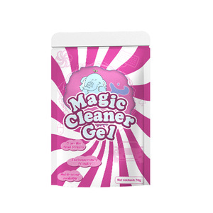 Gel Suave Rosa para Limpieza de Autos, 70g, Slime Absorbente de Polvo con Función de Soplador para Limpieza de Ventilaciones Interiores y Teclados - Product Image 2