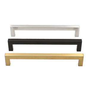 Modern China Profile Drawer Wardrobe <strong>Matte</strong> <strong>Black</strong> Kitchen Handles <strong>Knobs</strong> Luxury Cabinet Handle for Furniture Hardware - Product Image 2