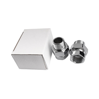 Raccord de compression en laiton chromé pour tuyau de gaz de plomberie BJ61006