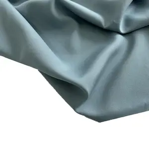 Manufacturer 100% Polyester 75D Plain High Elastic Pongee DEWSPO Fabrics For Garment Lining