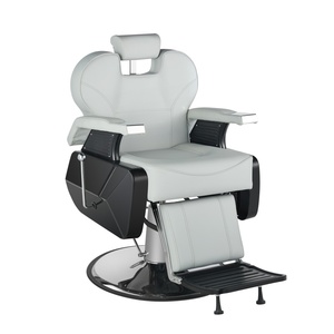 Sillas de peluquero reclinables ergonómicas de acero inoxidable, superventas, elevador hidráulico de alta resistencia, cubierta de aseo duradera para hoteles de pelo - Product Image 3