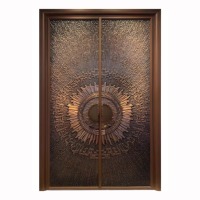 Haut de gamme personnalisé usine-mince porte coulissante en aluminium Chine fenêtres et portes en aluminium Foshan Chine Double porte en aluminium