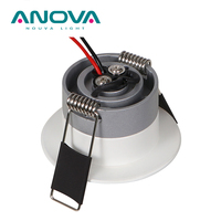 IP44 IP65 étanche led vers le bas trou de lumière 38mm traitement profond anti-éblouissement aluminium encastré Cob projecteur