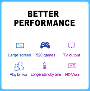 Consola de juegos portátil Classics S5 de 8 bits compatible con consola de videojuegos <span class=keywords><strong>Retro</strong></span> de alta definición para dos personas juego incorporado 520 - Product Image 6
