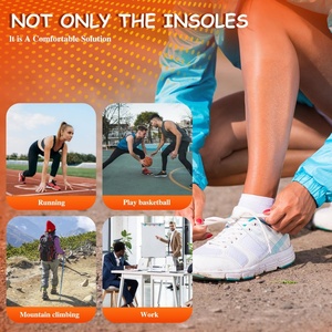 Carbon Fiber <b>Insoles</b> for <b>Shoes</b> with Arch Support Non-Slip PU <b>Insoles</b> for Men Women Shock Absorption Stable Sports <b>Insoles</b> - Product Image 6