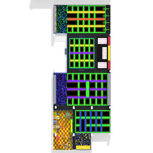 Parc de trampoline sportif commercial parc d'aventure intérieur zone de jeu pour enfants avec parcours Ninja Warrior - Product Image 2