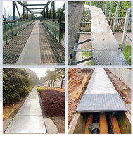 Tapa de alcantarilla galvanizada resistente a la corrosión, rejilla de acero compuesto con placa de acero estampada para ingeniería municipal, plataforma de acceso.