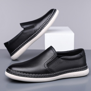 Mocasines sin cordones para hombre, suela de goma suave, tacón bajo, zapatos casuales para el tiempo libre, hechos en Wenzhou - Product Image 4