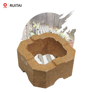 Bloques de ladrillo de arcilla de fuego de magnesia fundida sin cromo de alta calidad, hornos MGO de mullita de alúmina, refractario de soldadura de corte personalizable - Product Image 1