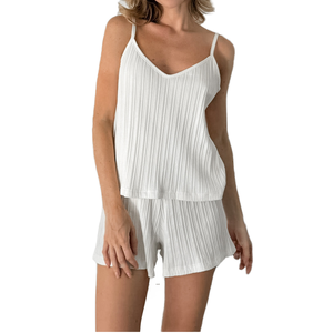 Pyjama en coton pour femme – Confort premium, tissu respirant en coton doux, coupe décontractée, confort quotidien, sensation légère - Product Image 1